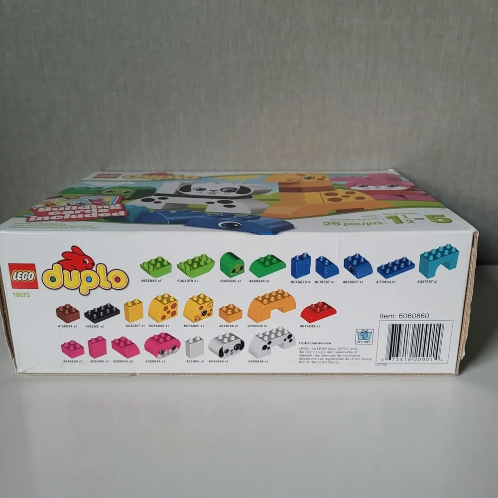 LEGO DUPLO Creative Animals Set 10673 (25 Pcs) 100% Complete Box & Cards